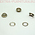 Люверсы 8 мм, (13,3*7,2 mm, h=4,9 mm.), никель (уп.2000шт) А