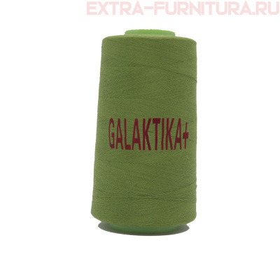 Нитки GALAKTIKA  40/2 п/э  4000 ярдов, цв.388 зеленый хаки