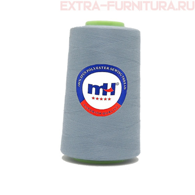 Нитки МН 40/2 п/э  5000 ярдов №329 серо-голубой *