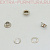Люверсы 5 мм, (9,5*3,9 mm, h=4,3 mm.), никель (уп.5000шт) A