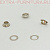 Люверсы 6 мм, (11,5*5 mm, h=5 mm.), никель (уп.5000шт) STRONG
