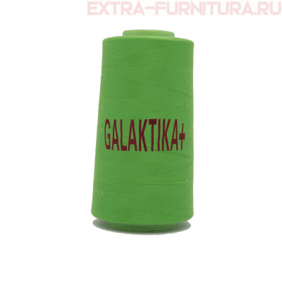 Нитки GALAKTIKA  40/2 п/э  4000 ярдов, цв.204 зеленый яркий